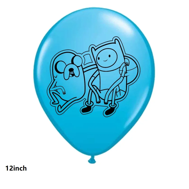 10 قطعة/الوحدة مغامرة الوقت مع الفنلندي وجيك 12 بوصة بالونات اللاتكس أنيمي الاطفال الحسنات تأثيري الكرتون بالون ديكور حفلة عيد ميلاد