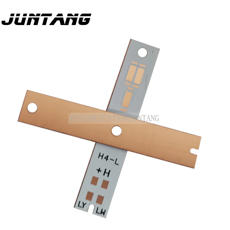 10pcs1860 H4 three-color copper substrate LED PCB LED copper substrate LED circuit board thermoelectric separation