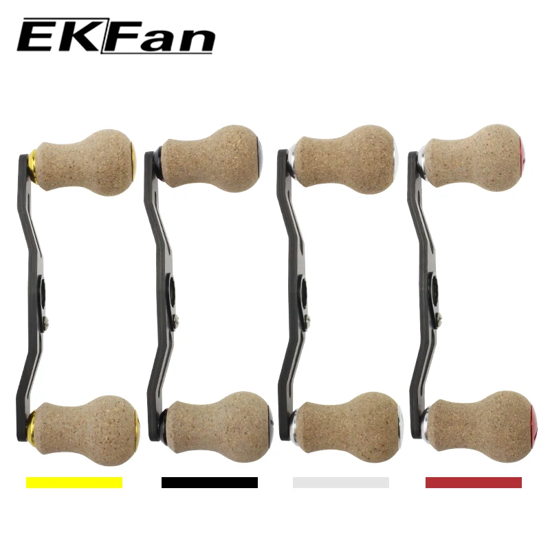 EKFan Mango de Carrete Fibra Carbono con Perilla de Madera para Daiwa - imagen 5