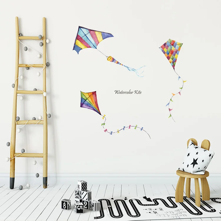 Farbige Drachen-Wandaufkleber Wohnzimmer Schlafzimmer Hintergrund-Dekor Tapete Heimdekoration Wandbild Abnehmbare Kinderzimmer-Kunstdekorationen – Detail 2