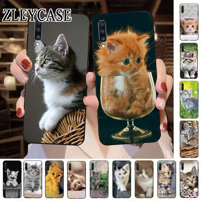 Kitten Cat Printing Drawing Phone Case For Samsung Galaxy A12 A13 A14 A20S A21S A22 A23 A32 A50 A51 A52 A53 A70 A71 A73 5G Cover