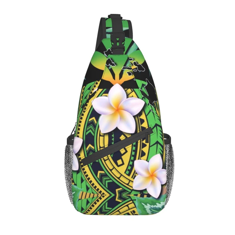 

Noisydesigns New 2022 Spring Men Cross Chest Bag Diagonally Hawaiian Tribe Floral Hibiscus Designs Multifunction Dropshipping