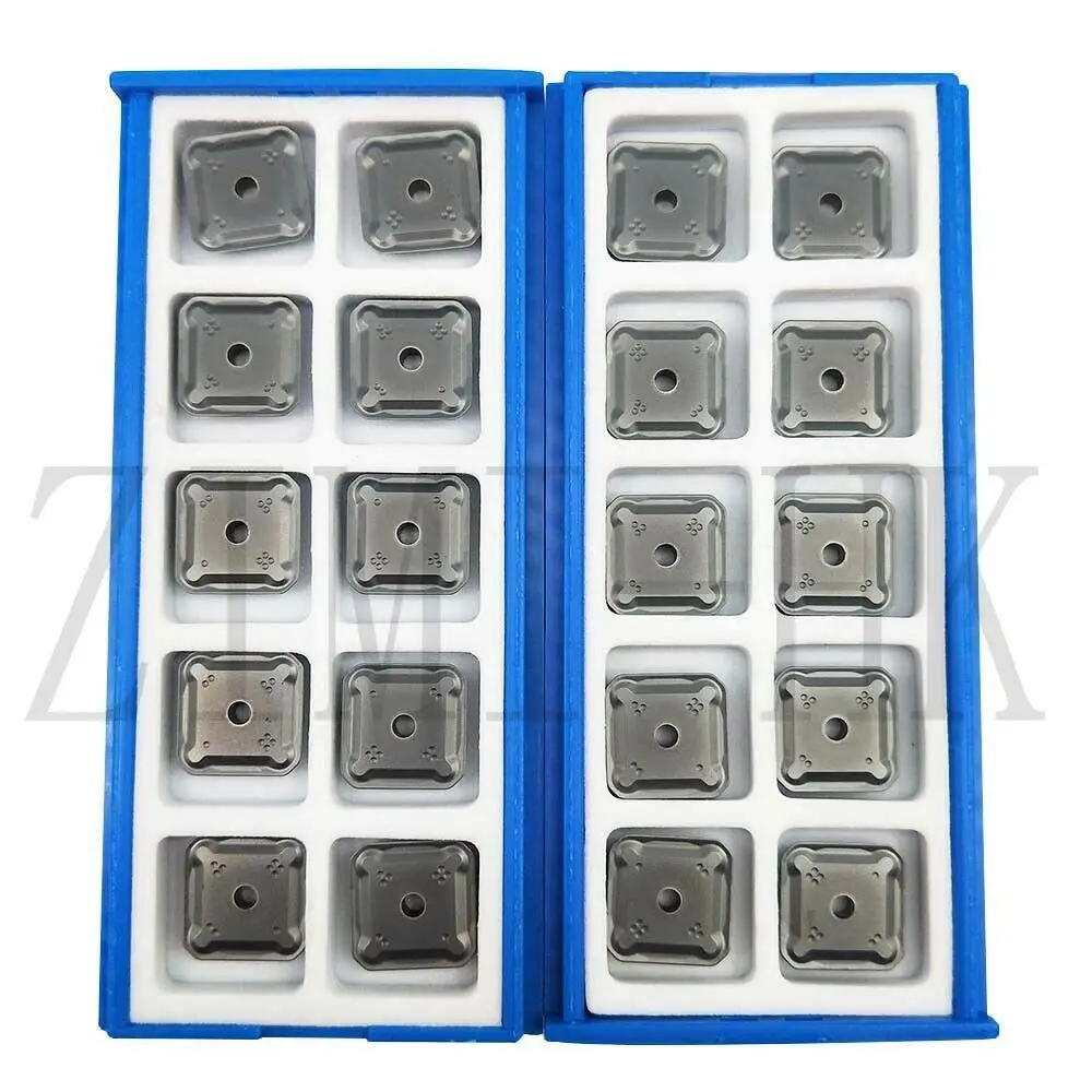 10pcs SEER1203 ZM112 SEER 1203 CNC Carbide milling inserts Turning Tools Cutter Lathe Milling Blade for Steel/Stainless Steel