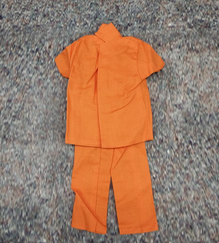 Uniforme de Prison Orange Document 1/6, Soldat Masculin, Clown, Robot, Pantalon en Y, Ensemble de Vêtements, Modèle pour Figurine d'Action de 12 Pouces