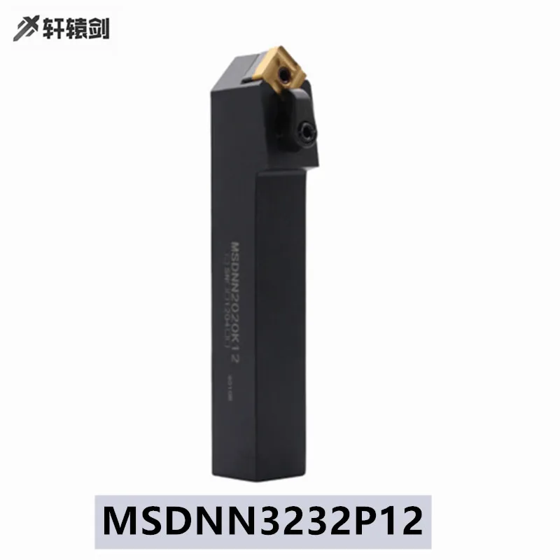 Soporte de herramientas de torneado externo MSDNN 3232P12 para corte de torno SNMG, carburo cementado MSDNN, 1 ud.
