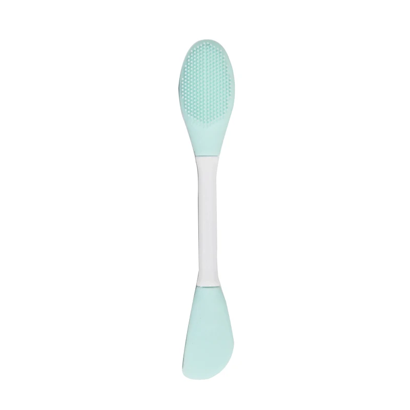 Free shipping Facial Mask Adjusting Stick Silicone Double-head Soft Facial Washing Brush