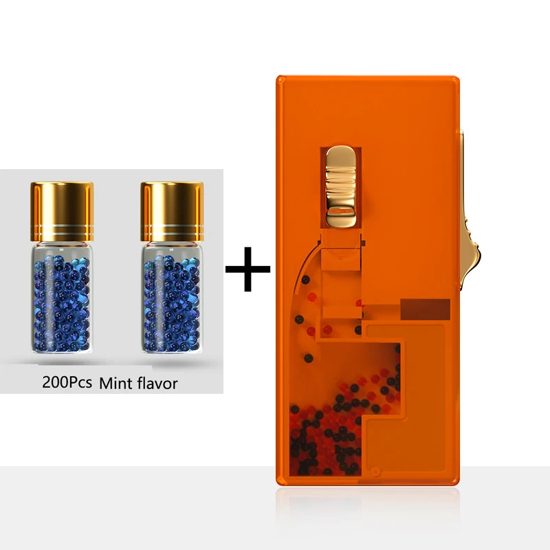 ZOBO Portable Bursting Bead Cigarette Capsule Storage Box Mint Blueberry Lemon Flavor For 5.5mm 6.3mm 7.6mm Cigarette