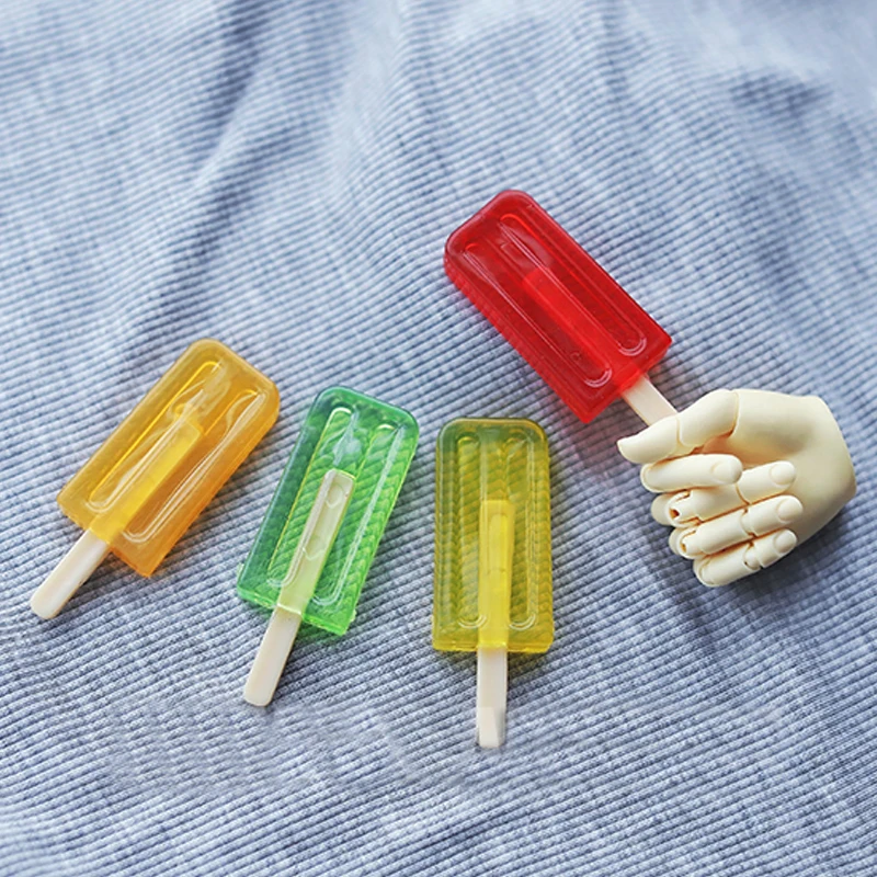 D03-P020 children handmade toy 1/6 1/3 1/4 Doll Accessories BJD/SD doll Photo props colorful Cute daily ice cream 1pcs