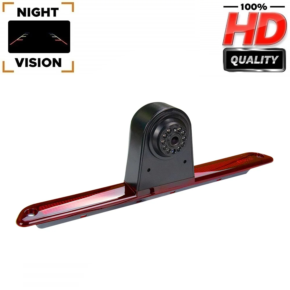 Para Mercedes Benz W906 Sprinter 1500 2500 324H 524H Crafter Transporter, HD 720P Misayaee luz de freno cámara de visión trasera de respaldo
