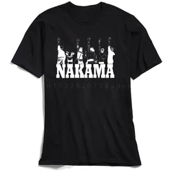 Nakama Men T-shirts One Piece Family T Shirt Luffy Anime Tees Black White Pure Cotton Tops Printed Tshirt Harajuku Streetwear