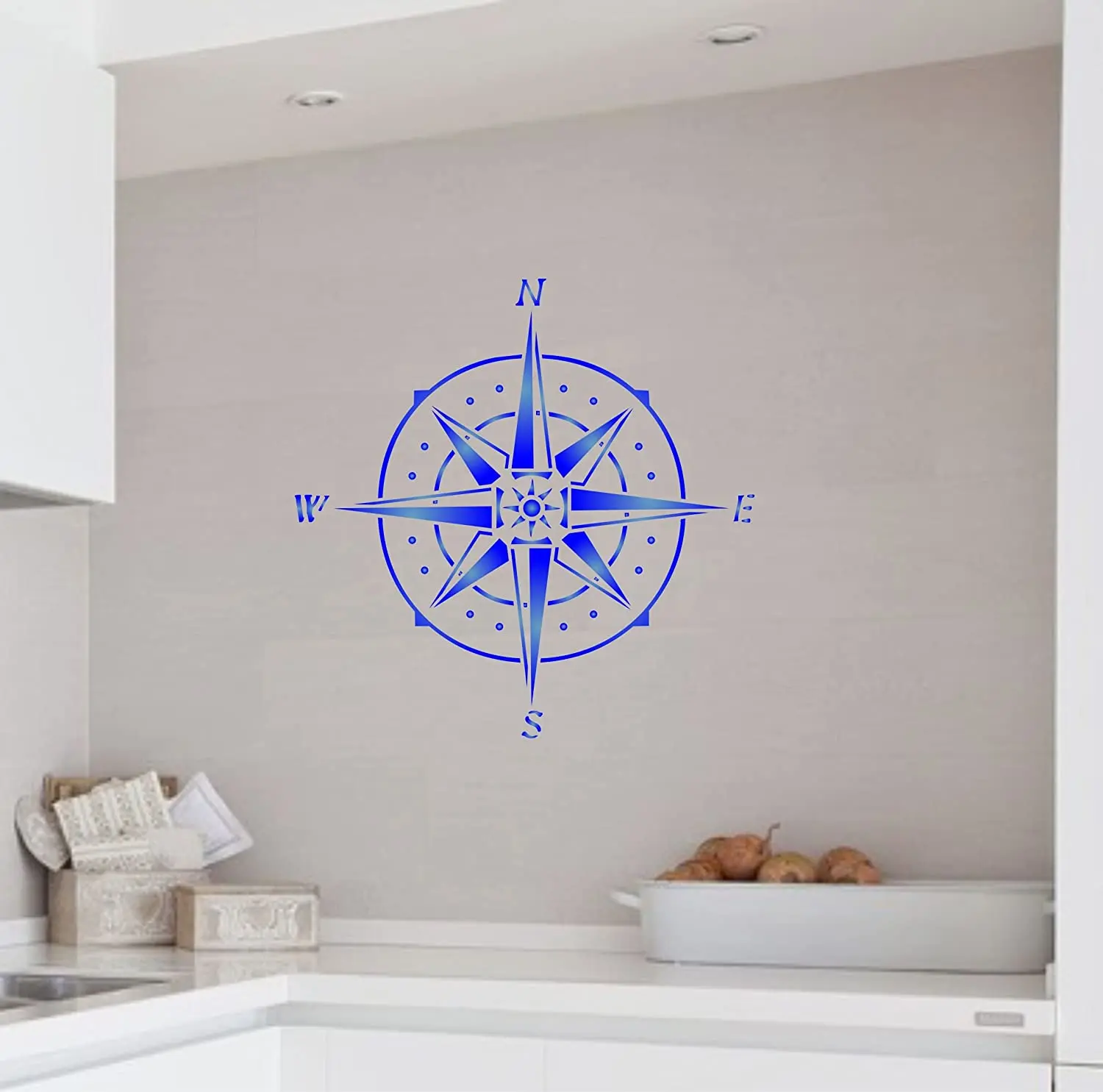 

30 * 30cm Compass mould craft mandala mold for painting stencils stamped photo album embossed paper card on wood, fabric, wall