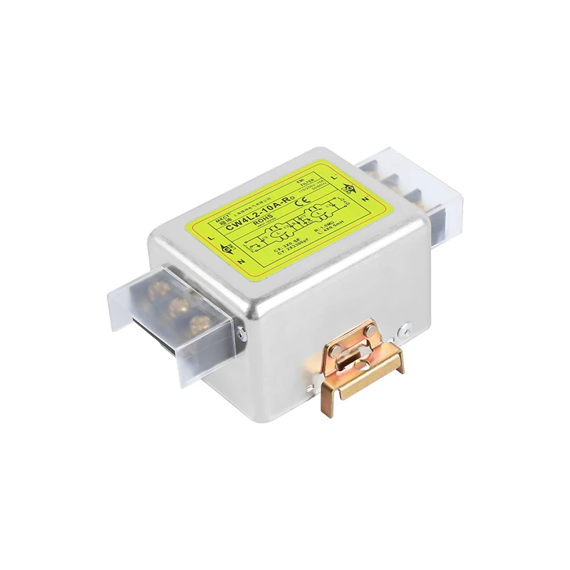 115V 230V Terminal Block Bipolar Strong Anti-interference EMI Purification CW4L2-10A/20A/30A-RD Power Filter With Din Rail