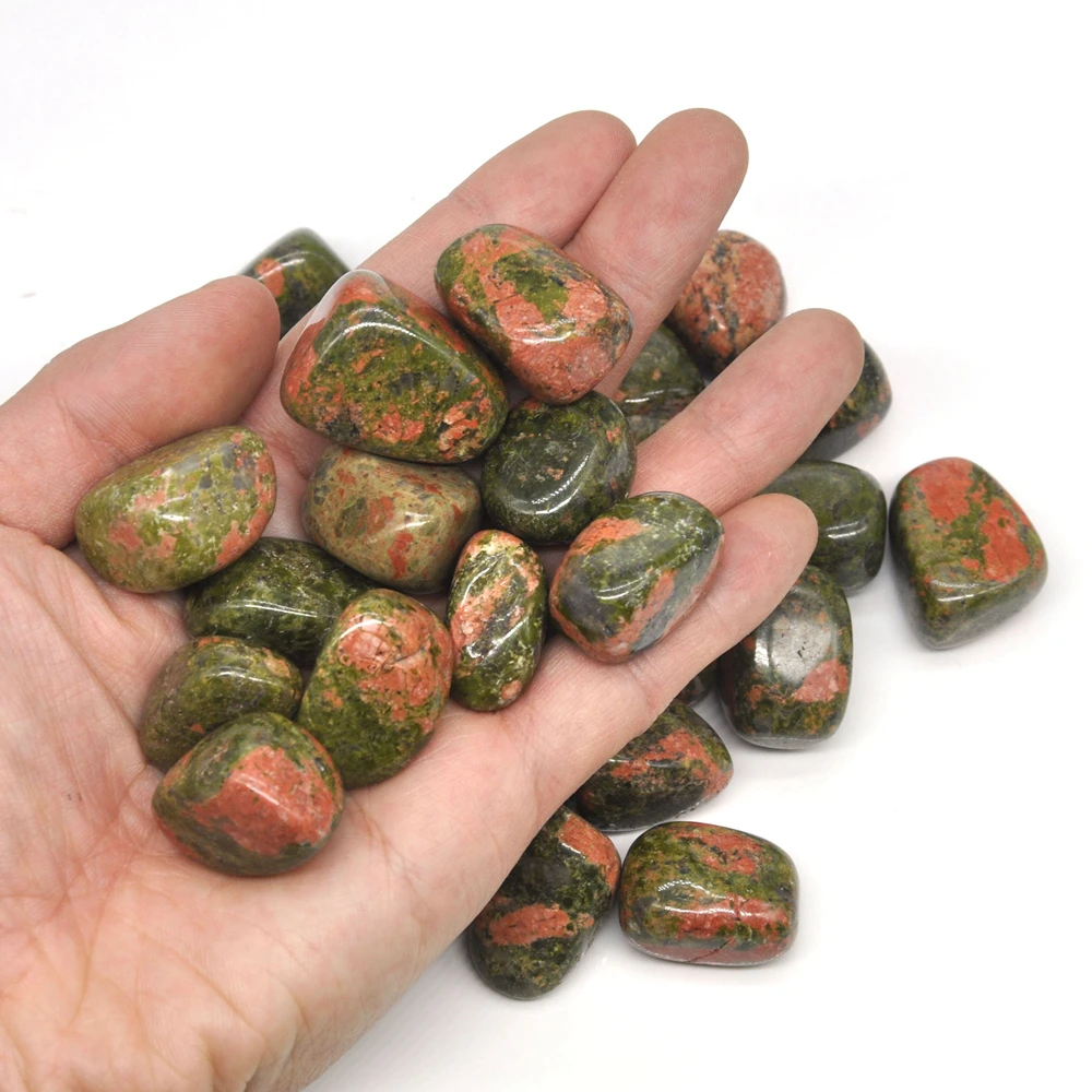 Natural Amethyst Rose Quartz Unakite Tumbled Stones Bulk Healing Crystals Gemstones Aquarium Decoration Minerals Lots Wholesale - Image 5