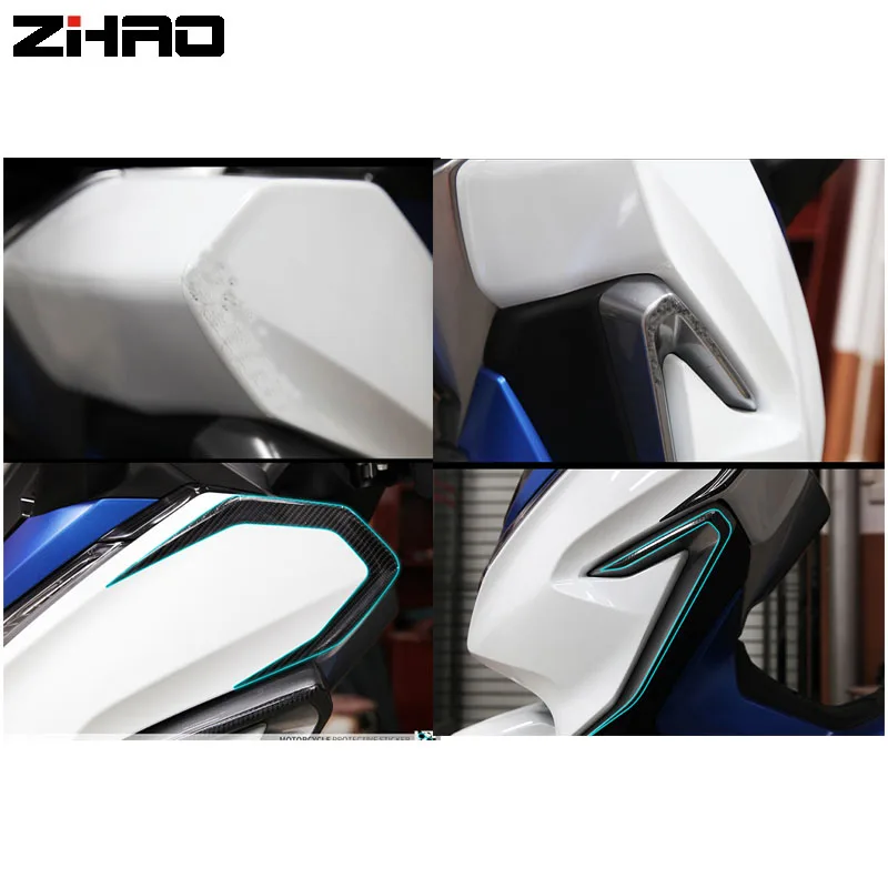 ملصقات من ألياف الكربون للدراجات النارية ، حماية لـ Forza ، Forza300 ، Forza300 ، ومكافحة الصفر ،