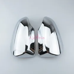 For Toyota Yaris 2012 2013 2014 Side Mirror Cover Door Rear View Overlay Protector Panel Chrome Auto Accessories