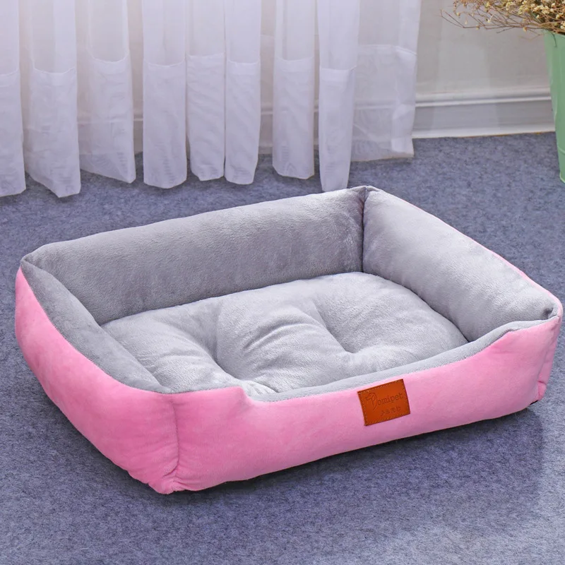 68x55cm Warm Dog House Soft Cat Litter Four Seasons Nest Pet Large Bed Baskets Waterproof Kennel For Cat Puppy Drop Shipping