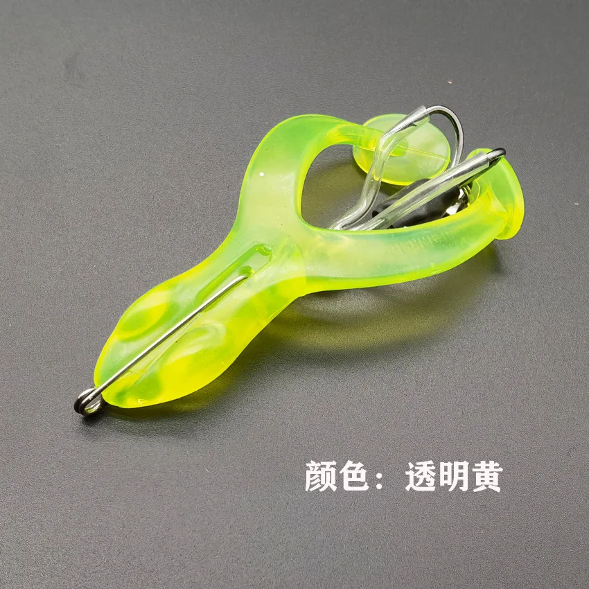 8 cm/13 g Frosch-Angelköder, weicher Köder mit Löffel, Angelgerät für Schlangenkopf, Silikonköder, Froschköder mit Haken – Detail 6