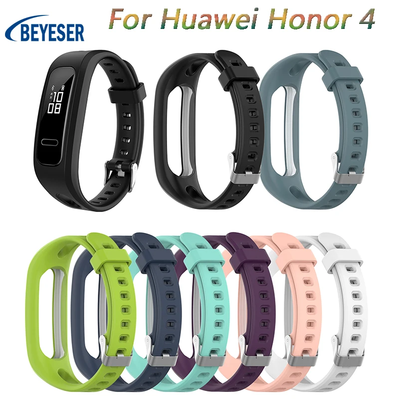 

For Huawei Honor Glory Bracelet 4 Sports Silicone Strap Enc Standard Replacement Wristband