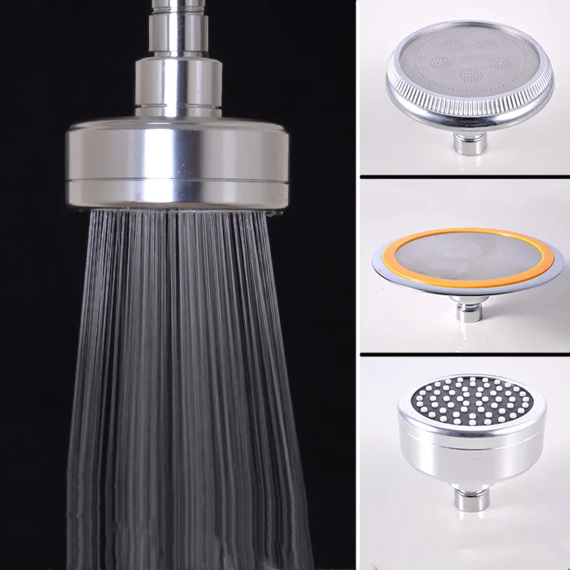 1PCS Water-saving Shower Head Rround Pressurized Rain Arm Top Sprinkler Rotatable Shower Spray Nozzle Bathroom Accessories