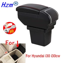 For Hyundai I30 Armrest Box For Hyundai Elantra Touring I30 FD I30cw 2007-2011 Car Armrest Storage Box Cup holder Car Accessorie