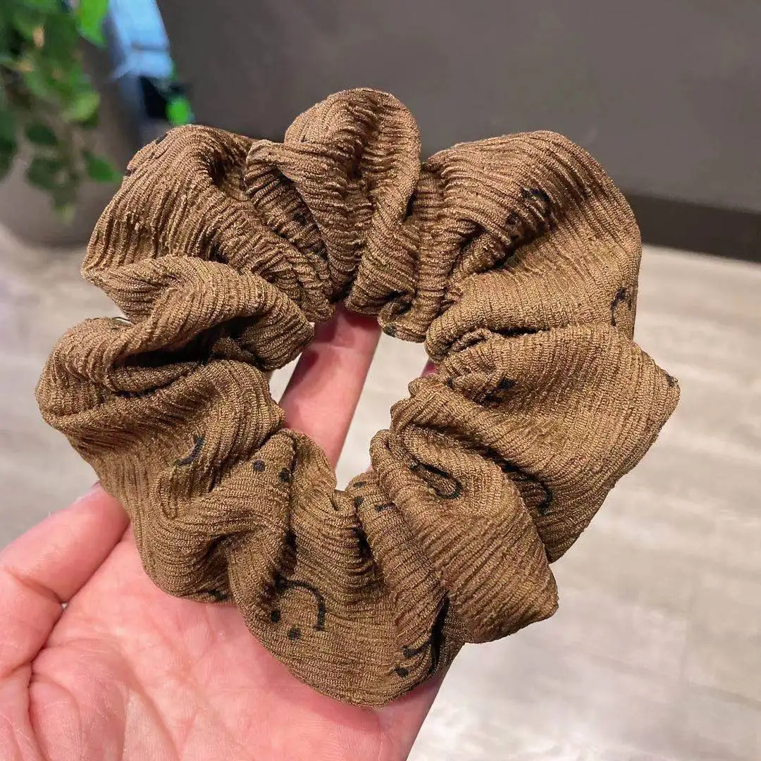 Super Kawaii Smile Face Hair Scrunchie Brand Quality Japan Harajuku Hair Accessories Oversized Big Hair Bands Rope Cute Chouchou