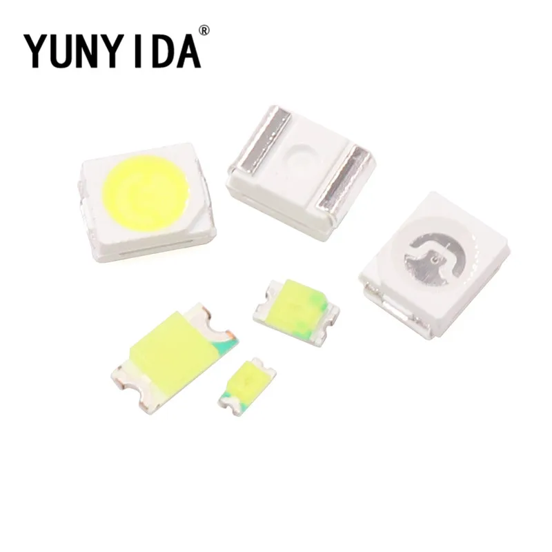 0603 0805 1206 3528 5050 5730 SMD  LED   Red  Yellow  Green  White  Blue Orange  light  emitting diode  100pcs/lot