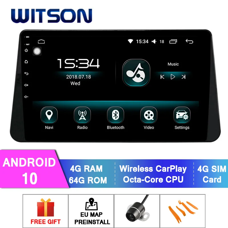 WITSON Android 10.0 4+64GB 10.2