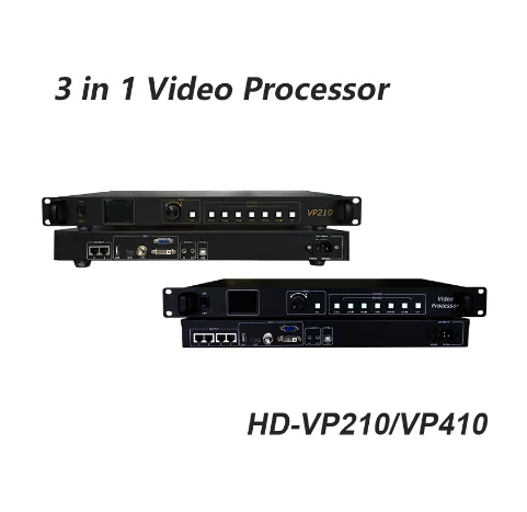 Huidu HD-VP410 3 in 1 led video processor VP410 integrating traditional video processor synchronous sending card and U-disk play