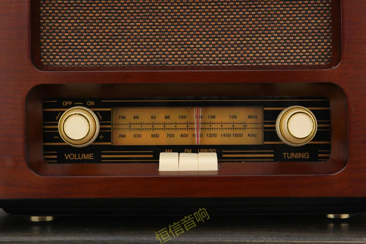 Aggiornamento TonAudio versione Bluetooth radio antica in legno di fascia alta altoparlante retrรฒ vecchio stile con scheda radio USB per anziani