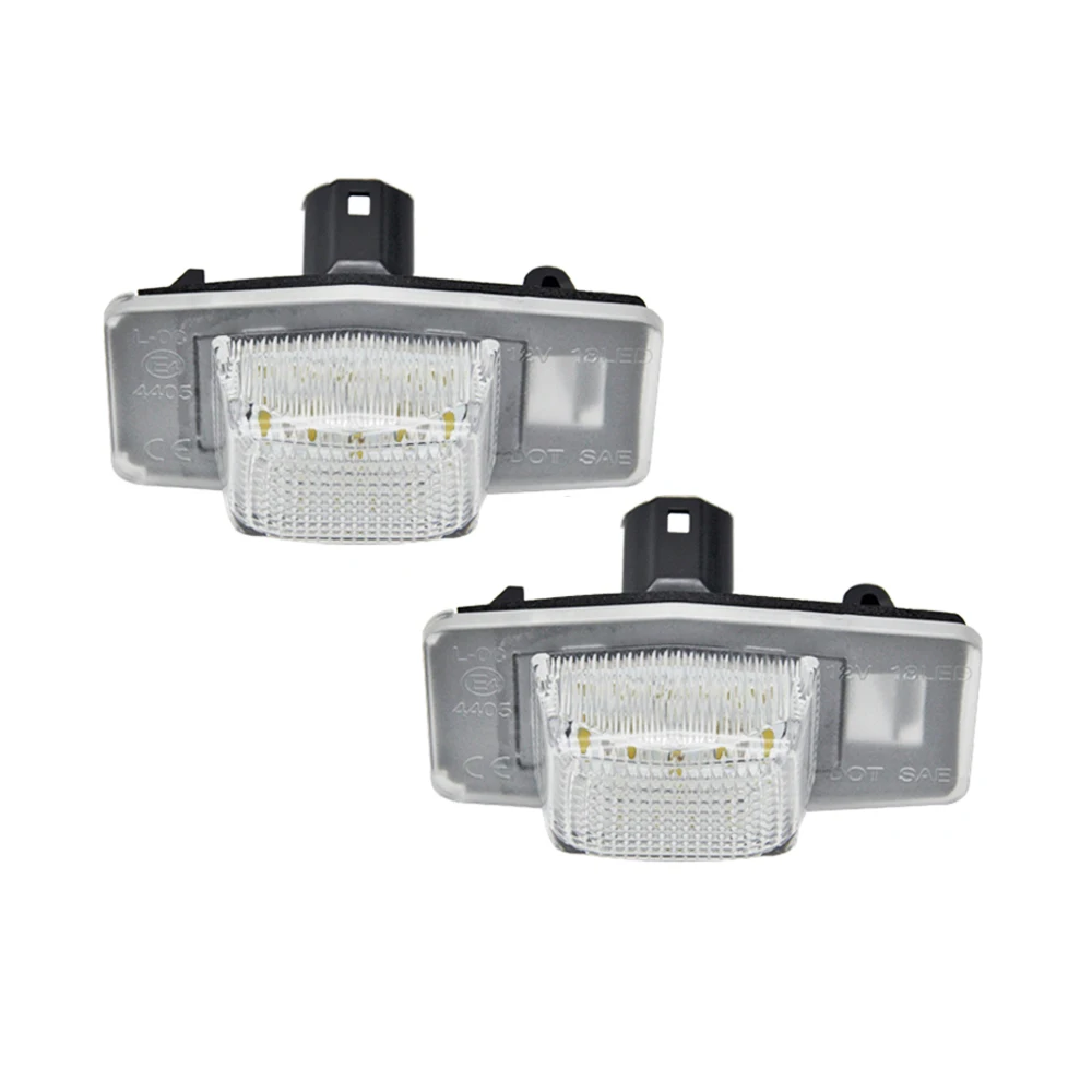 2PcsWhite LED License Plate Light Number Plate Lamp For Ford Escape Mercury Mariner For Mazda Protege MPV Tribute MX-5 Miata