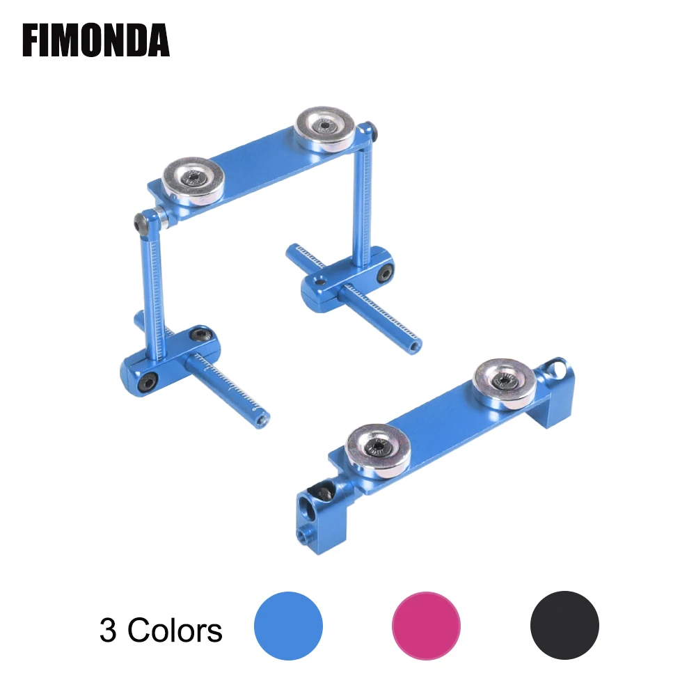 Montanti invisibili magnetici in lega di alluminio supporto regolabile per 1/10 RC Drift HSP 94123 94122 Tamiya 416 417 Sakura XI CS Redcat