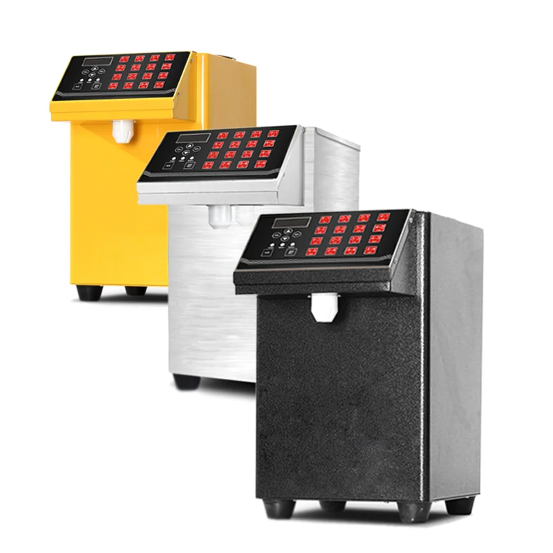Distributeur automatique de sirop de thé à bulles, fruits, boissons, quantité de liquide, équipements à bulles à vendre