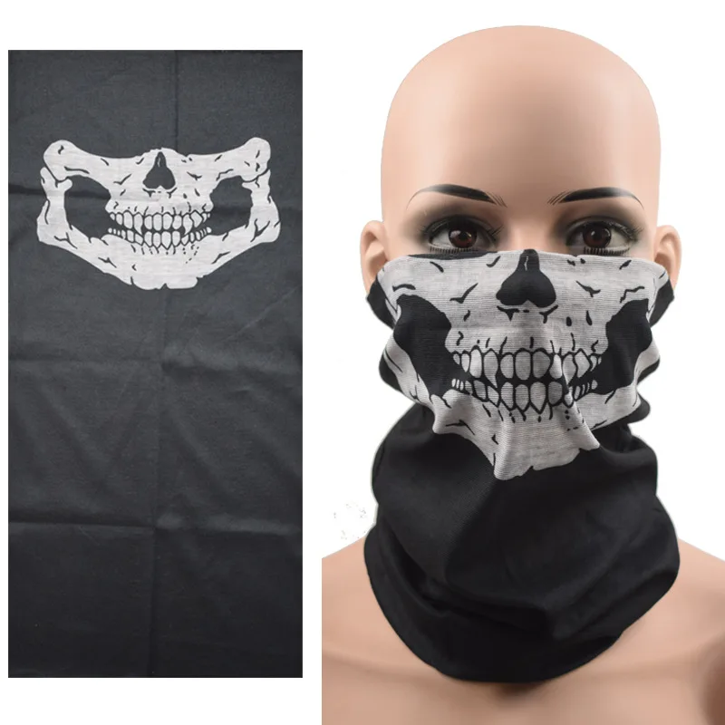 Variety Magic Headscarf Outdoor Riding Sports Skull Face Mask Hip-hop Hip-hop Clown Sunscreen Seamless Headscarf