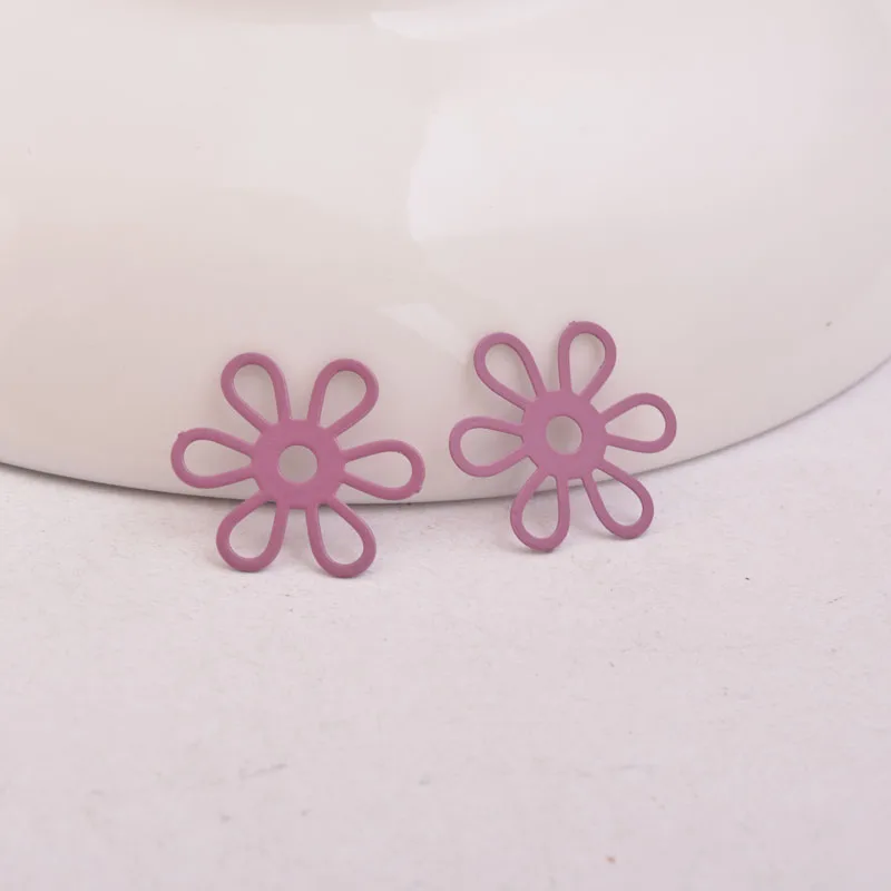 50 Stück AC10911 15mm Blumen-Filigran-Anhänger DIY Schmuck Halskette – Detail 11