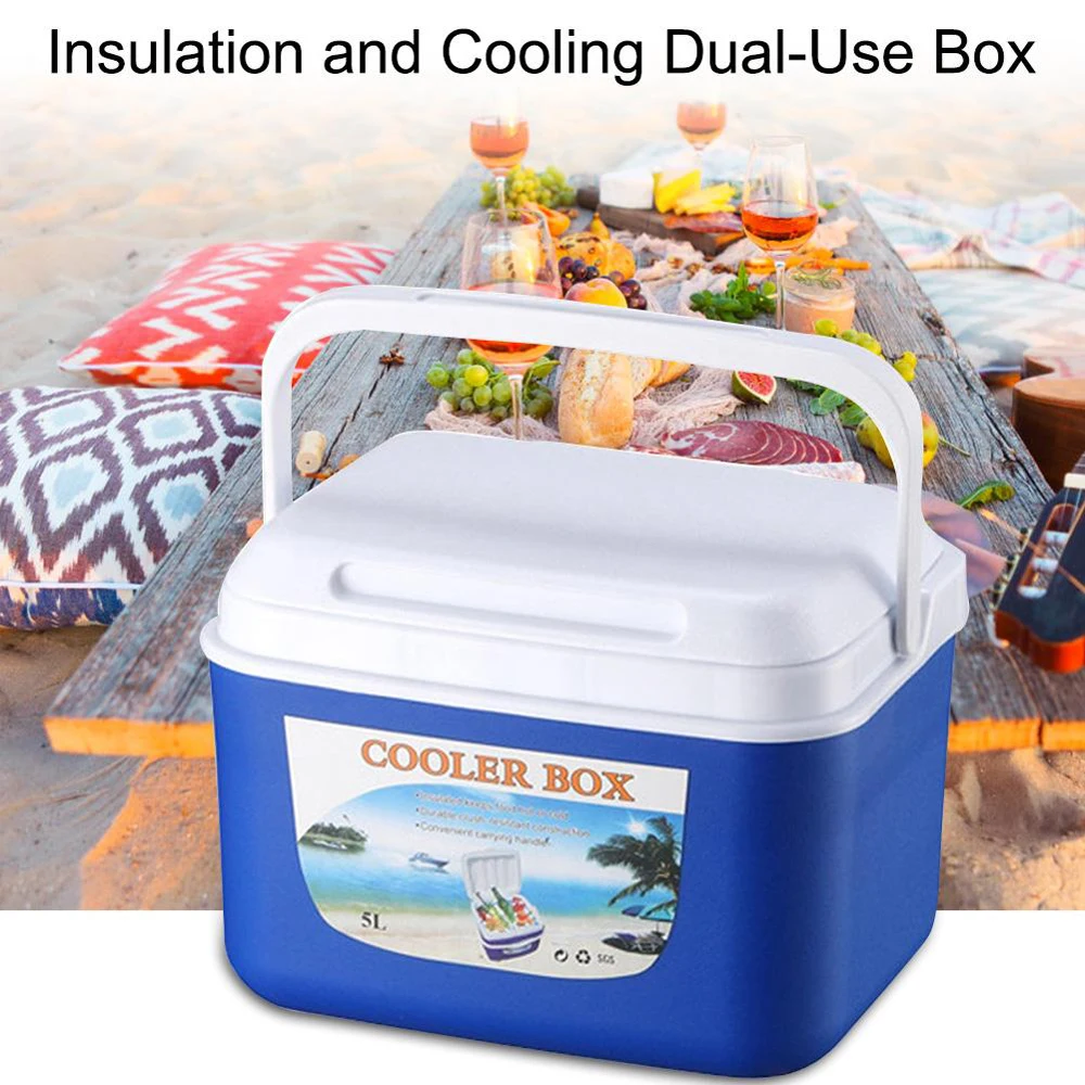 8L 5L Outdoor-Inkubator Tragbare Lebensmittel-Aufbewahrungsbox Auto-Kühlbox Angelbox Mini-Kühlschrank zum Frischhalten beim Camping und Reisen – Detail 5