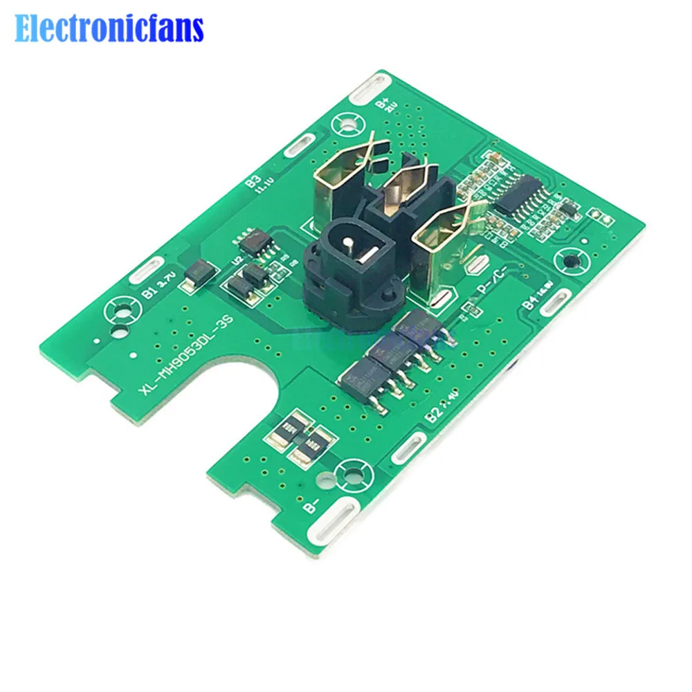 Placa de protección de batería de litio de iones de litio, 5S, 18V, 21V, 30A, BMS, PCB 18650, destornillador, módulo de placa de cargador para