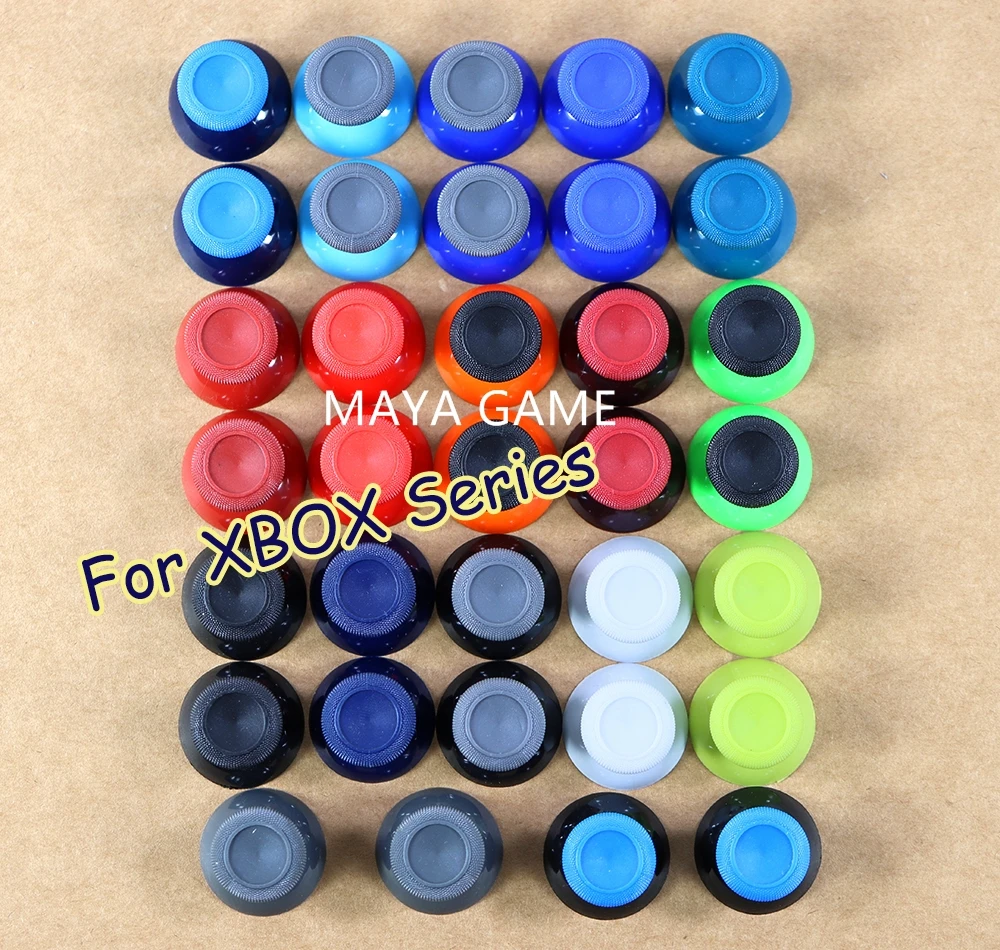 

300PCS For Microsoft XBox One Series X S Controller 3d Analog Thumb Sticks Grip Joystick Cap Mushroom Cover Solid Color