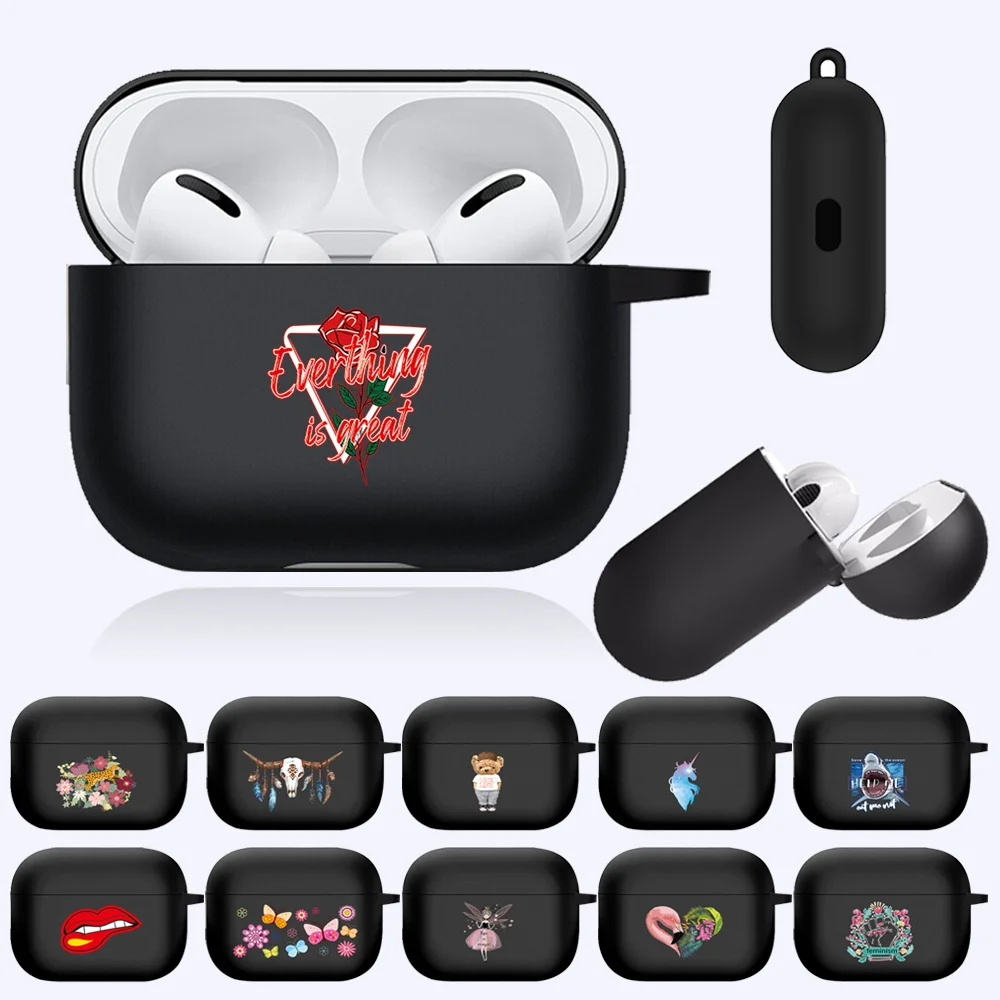 For Apple Airpods Pro A2084 A2083 Case A Variety of Cute Patterns Soft Silicone Wireless Bluetooth Earphone Charging Box Cases