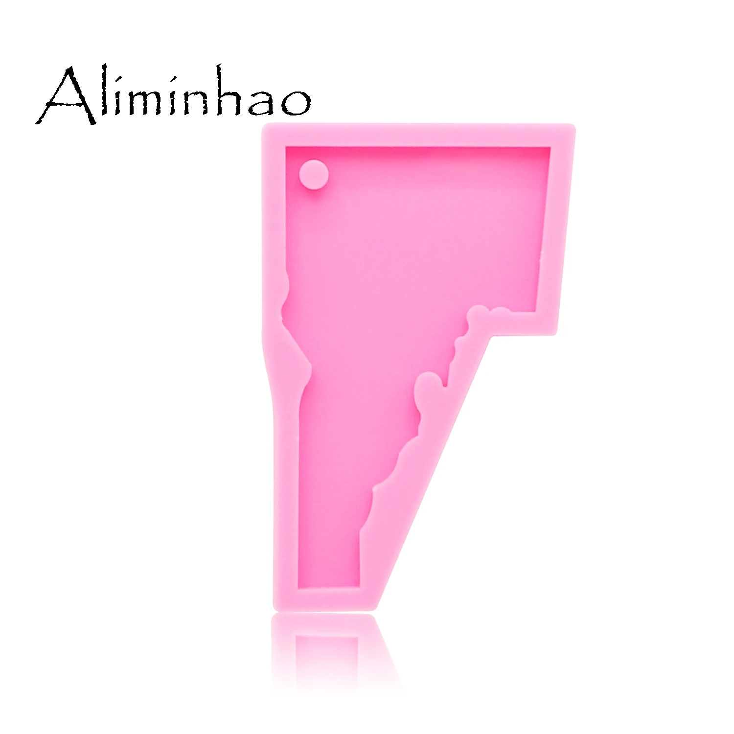 DY0208 Shiny ldaho state shape silicone molds DIY epoxy resin molds for jewelry Keychain Decorative Craft Mold wholesale