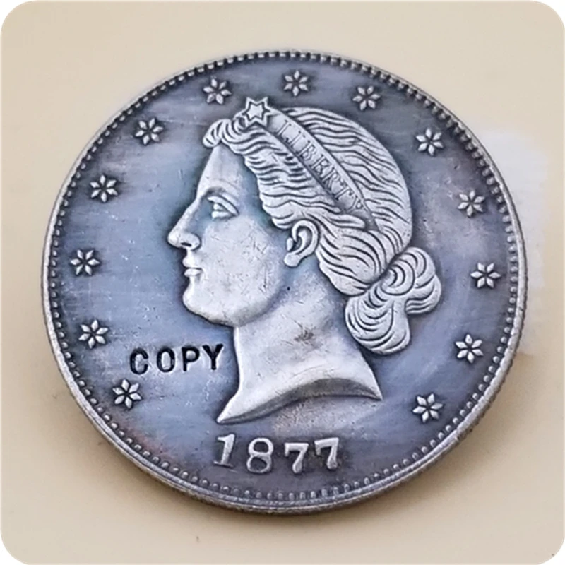 COPY REPLICA USA 1877 50C Paquet Liberty Half Dollar Patterns COPY COIN