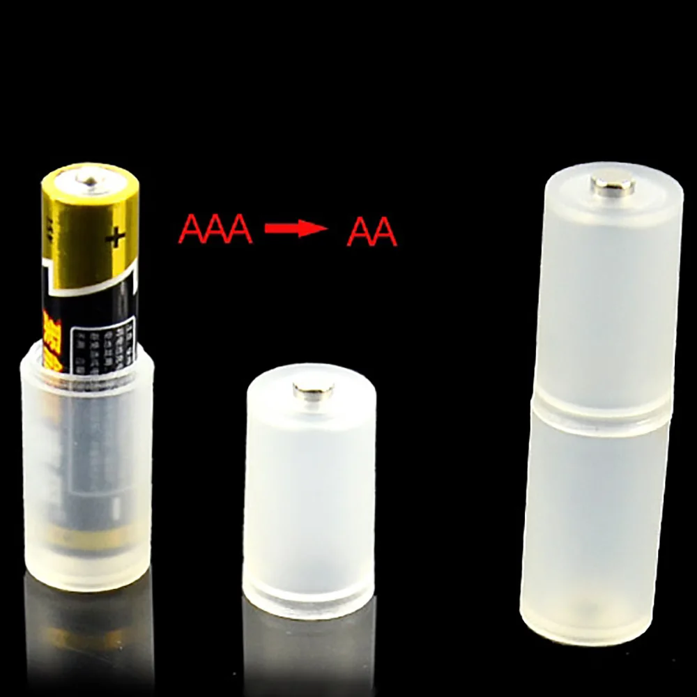 Adaptateur de batterie 2AA à D, boîtier de support, convertisseur, commutateur, AA à D 24.com, boîte de taille AAA à AA