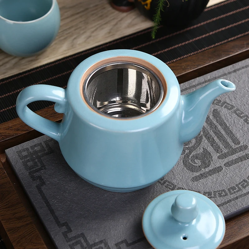 

Ceramic Teapot Charm Chinese with Infuser for Loose Tea Porcelain Container Teapot Kung Fu Zaparzacze Do Herbaty Teaware BD50TT