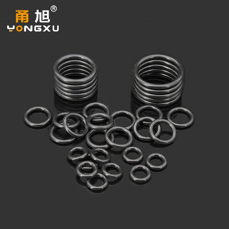 VMQ NBR Seal Ring Silicone Kit Thickness 1.9 / 2.4 / 3.1mm Nitrile Rubber NBR O-Ring Gasket Sealing O Rings Rubber Kit Set-.-