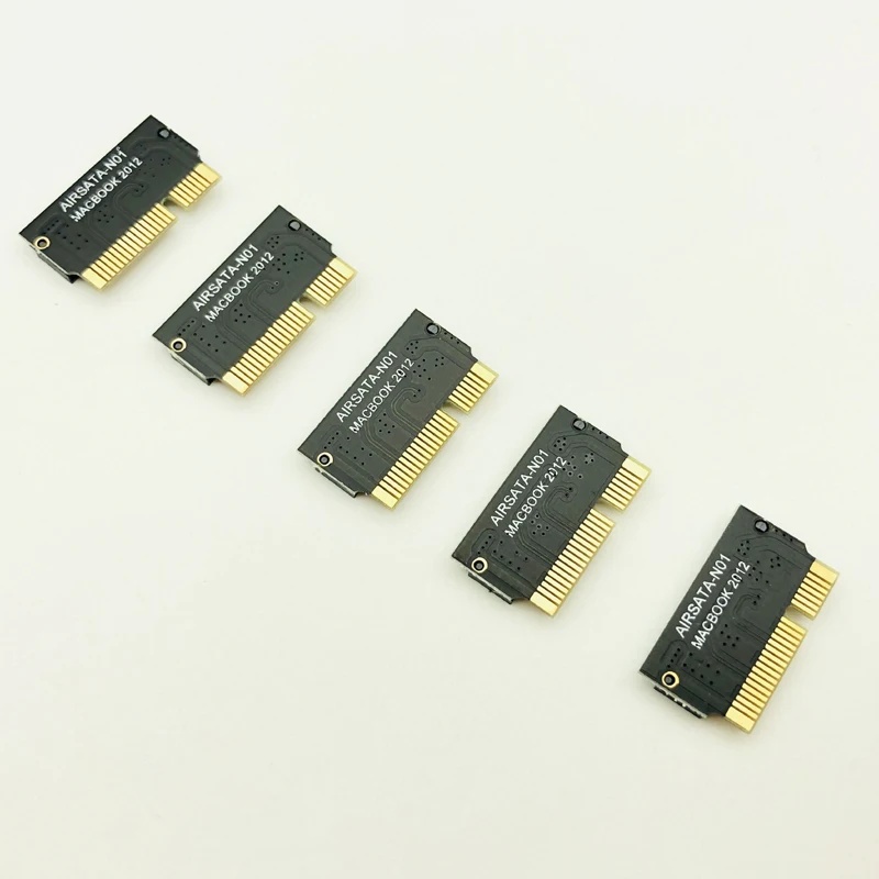 5PCS สำหรับ Macbook SSD อะแดปเตอร์การ์ดสำหรับ Apple SSD Adapter สำหรับ Macbook Air 2012 A1398 A1425 6Pin + 17Pin m.2 M2 SSD Adapter Converter