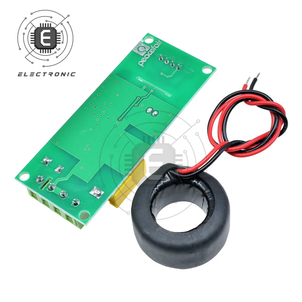 PZEM-004T التيار المتناوب الرقمية متعددة الوظائف متر امدادات الطاقة الجهد الحالي اختبار فاحص متر وحدة مقياس التيار الكهربائي الفولتميتر مغلق CT