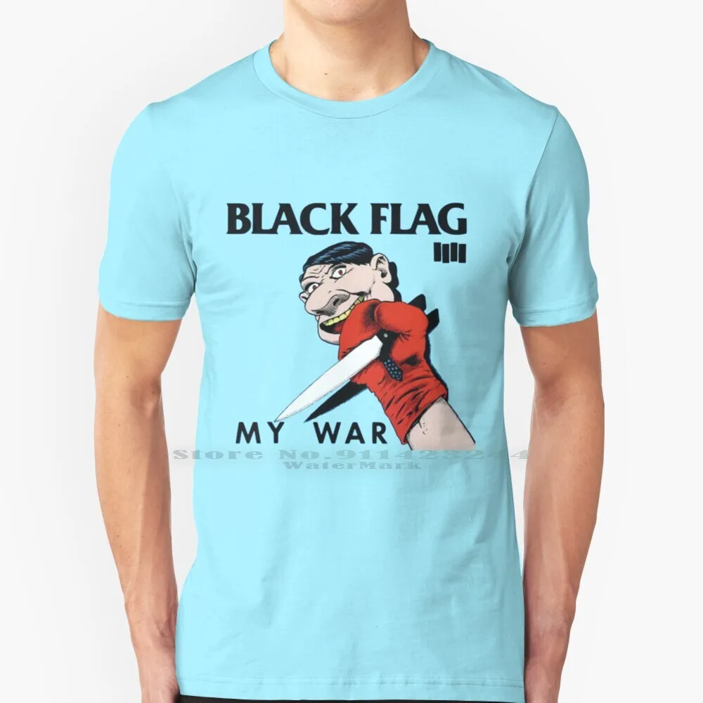 العلم الأسود-بلدي الحرب تي شيرت القطن 6XL الفرقة الشرير المتشددين رولينز 80s #1