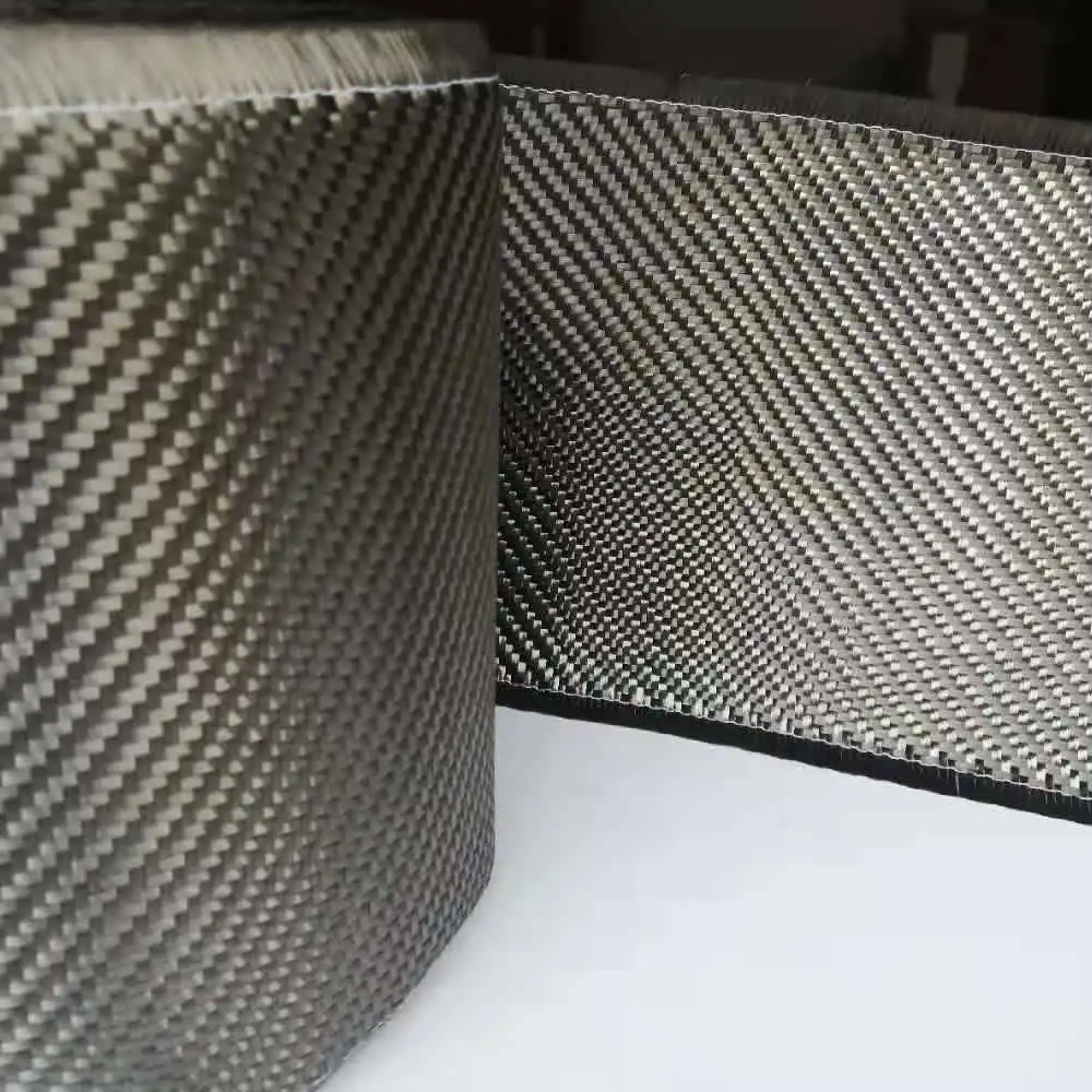 12K Carbon Fiber Fabric Cloth, Twill Weave 20cm Width,600gsm, 10m roll