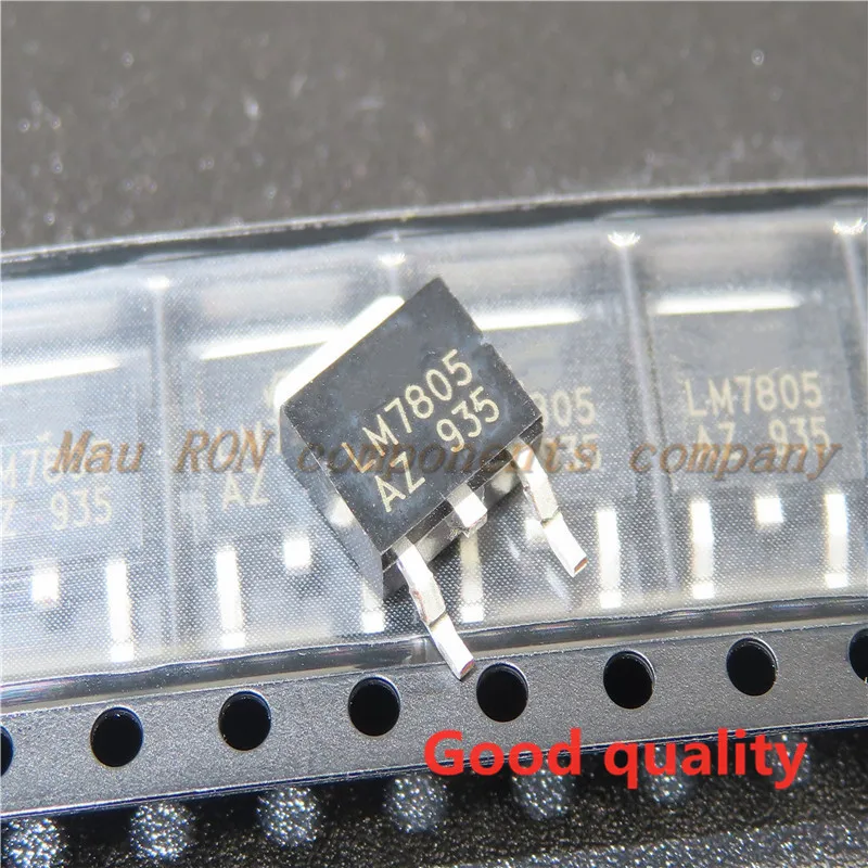 10PCS/LOT  LM7805 7805 TO-252 SMD three-terminal regulator tube 5V regulator New In Stock Original Quality 100%