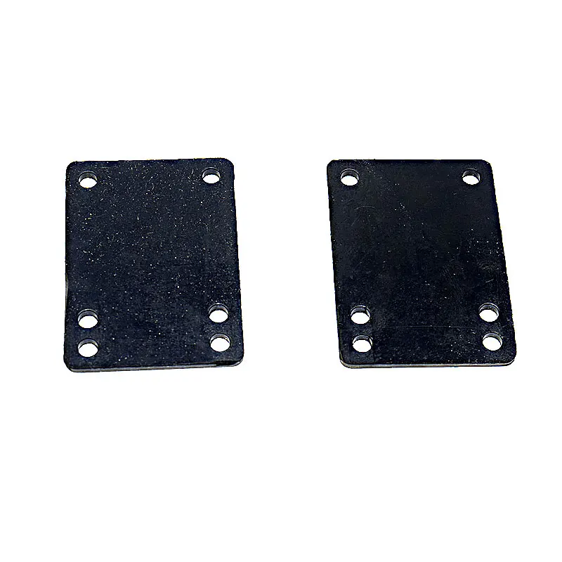 2 peças placa longa de skate padrão 3/6/9/12/30mm, absorve choque placas de skate, caminhão, aumento de altura