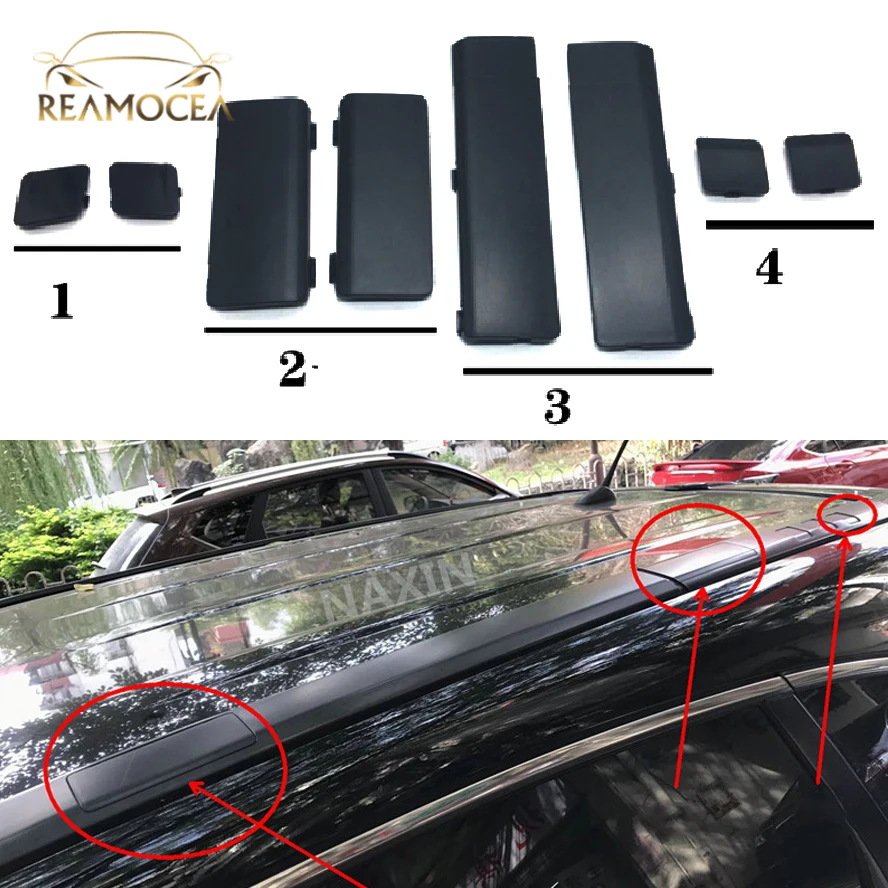 Reamocea Black Car Roof Luggage Rack Cap Delete Remove Front Cover For Honda CRV CR-V 2007 2008 2009 2010 2011 New Replacement